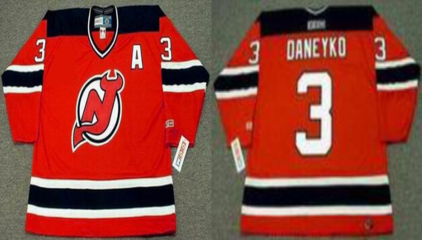 2019 Men New Jersey Devils 3 Daneyko red style 2 CCM NHL jerseys